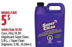 Canadian Tire Super Clean Degreaser, 3.78L offer