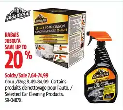 Canadian Tire Armor All Selected Car Cleaning Products offer