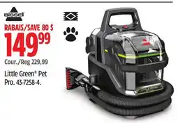 Canadian Tire BISSEL Little Green Pet Pro offer