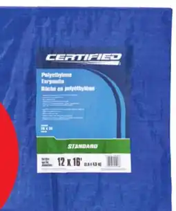 Canadian Tire Certified Standard-Duty Tarp offer