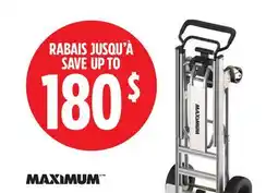 Canadian Tire Maximum 4-in-1 Hybrid Aluminum Hand Truck/Cart offer