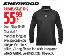 Canadian Tire Sherwood Long-Sleeve Top with Integrated wNeck Guard offer