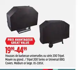 Canadian Tire Tripel 200 Series or Universal BBQ Covers. Medium or large offer