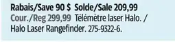 Canadian Tire Halo Laser Rangefinder offer