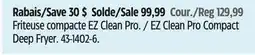 Canadian Tire T-fal EZ Clean Pro Compact Deep Fryer offer