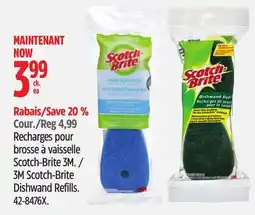 Canadian Tire 3M Scotch-Brite Dishwand Refills offer