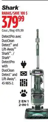 Canadian Tire Shark DetectPro with DuoClean Detect and Lift-Away offer