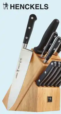Canadian Tire Henckels Knife Block Set offer