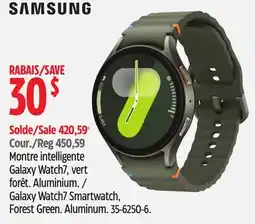 Canadian Tire Samsung Galaxy Watch7 Smartwatch, Forest Green offer