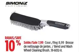 Canadian Tire Simoniz Bend and Wash Wheel Cleaning Brush offer