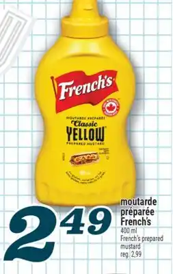 Marché Richelieu MOUTARDE PRÉPARÉE FRENCH'S | FRENCH'S PREPARED MUSTARD offer