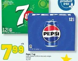 Marché Richelieu PEPSI, 7‑UP | PEPSI, 7‑UP SOFT DRINK offer