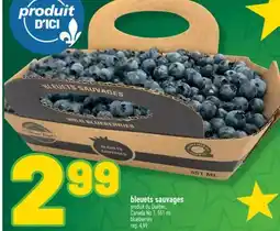 Marché Richelieu BLEUETS SAUVAGES | BLUEBERRIES offer