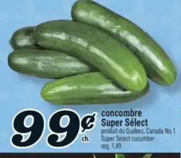 Marché Richelieu CONCOMBRE SUPER SÉLECT | SUPER SELECT CUCUMBER offer