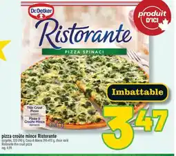 Marché Richelieu PIZZA CROÛTE MINCE RISTORANTE DR.OETKER | DR.OETKER RISTORANTE THIN CRUST PIZZA offer