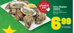 Marché Richelieu HUÎTRES MALPÈQUE STANDARD | MALPEQUE STANDARD OYSTERS offer