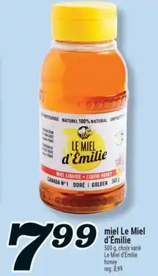Marché Richelieu MIEL LE MIEL D'ÉMILIE | LE MIEL D'ÉMILIE HONEY offer
