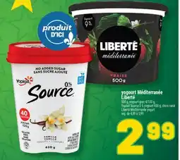 Marché Richelieu YOGOURT MÉDITERRANÉE LIBERTÉ | LIBERTÉ MÉDITERRANÉE YOGURT offer