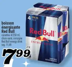 Marché Richelieu BOISSON ÉNERGISANTE RED BULL | RED BULL ENERGY DRINK offer