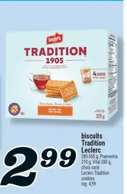 Marché Richelieu BISCUITS TRADITION LECLERC | LECLERC TRADITION COOKIES offer