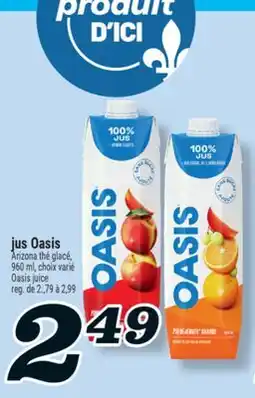 Marché Richelieu JUS OASIS | OASIS JUICE offer