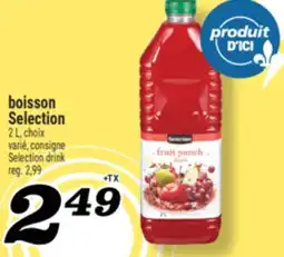 Marché Richelieu BOISSON SELECTION | SELECTION DRINK offer