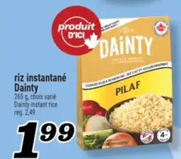 Marché Richelieu RIZ INSTANTANÉ DAINTY | DAINTY INSTANT RICE offer