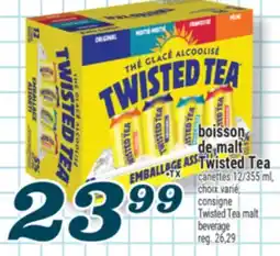 Marché Richelieu BOISSON DE MALT TWISTED TEA | TWISTED TEA MALT BEVERAGE offer