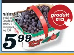 Marché Richelieu RAISINS BLEUS | BLUE GRAPES offer