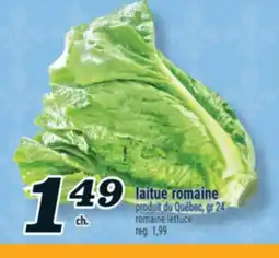Marché Richelieu LAITUE ROMAINE | ROMAINE LETTUCE offer