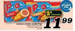 Marché Richelieu SAUCISSES ENROBÉES DE PÂTE POGO | POGO FROZEN BREADED WIENERS offer