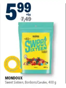 Familiprix MONDOUX, Sweet Sixteen, Candies, 400 g offer
