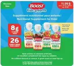 Jean Coutu BOOST Nutritional Supplement for Kids offer