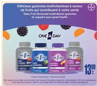 Jean Coutu ONE A DAY Selected products offer