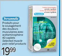 Brunet PERSONNELLE Produits pour le soulagement des douleurs musculaires avec acétaminophène offer