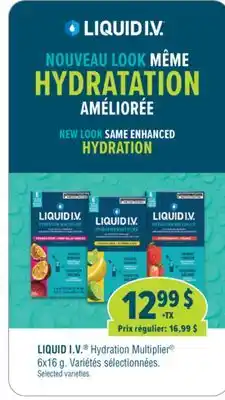 Jean Coutu LIQUID IV Hydration Multiplier offer