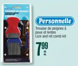 Jean Coutu PERSONNELLE Lice and nit comb kit offer