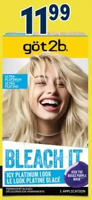 Familiprix göt2b, Bleach It,Permanent colour offer