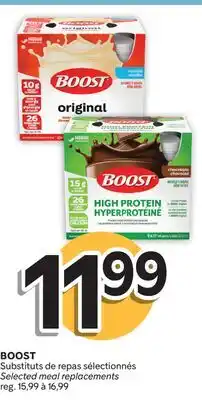 Brunet BOOST Substituts de repas sélectionnés offer