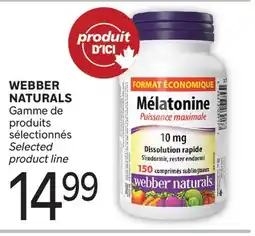 Brunet WEBBER NATURALS Gamme de produits sélectionnés offer