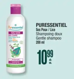 Jean Coutu PURESSENTIEL Sos Poux / Lice Gentle shampoo offer