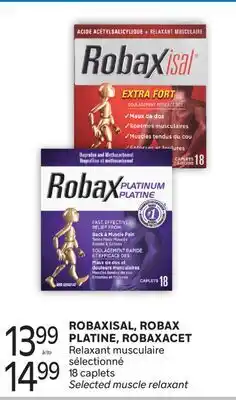 Brunet ROBAXISAL, ROBAX PLATINE, ROBAXACET Relaxant musculaire sélectionné offer