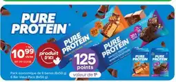 Jean Coutu Pure Protein 6 Bar Value Pack (6x50 g) offer