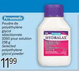 Brunet PERSONNELLE Poudre de polyéthylène glycol sélectionnée offer