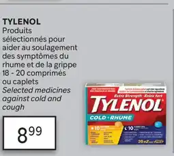 Brunet TYLENOL Produits sélectionnés pour aider au soulagement des symptômes du rhume et de la grippe offer