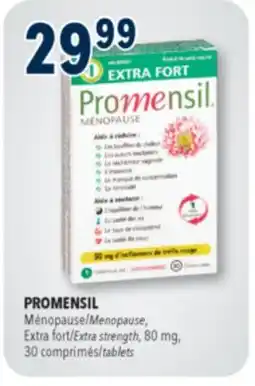 Familiprix PROMENSIL, Menopause, Extra fort/Extra strength, 80 mg, 30 tablets offer