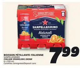 IGA SANPELLEGRINO ITALIAN SPARKLING DRINK offer