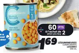 IGA COMPLIMENTS LEGUMES offer