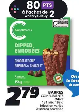 IGA COMPLIMENTS BARS offer