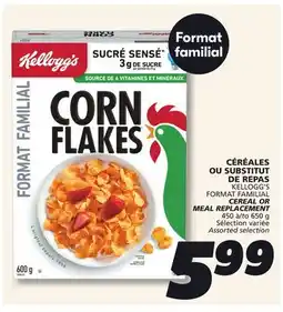 IGA KELLOGG'S FORMAT FAMILIAL CEREAL offer